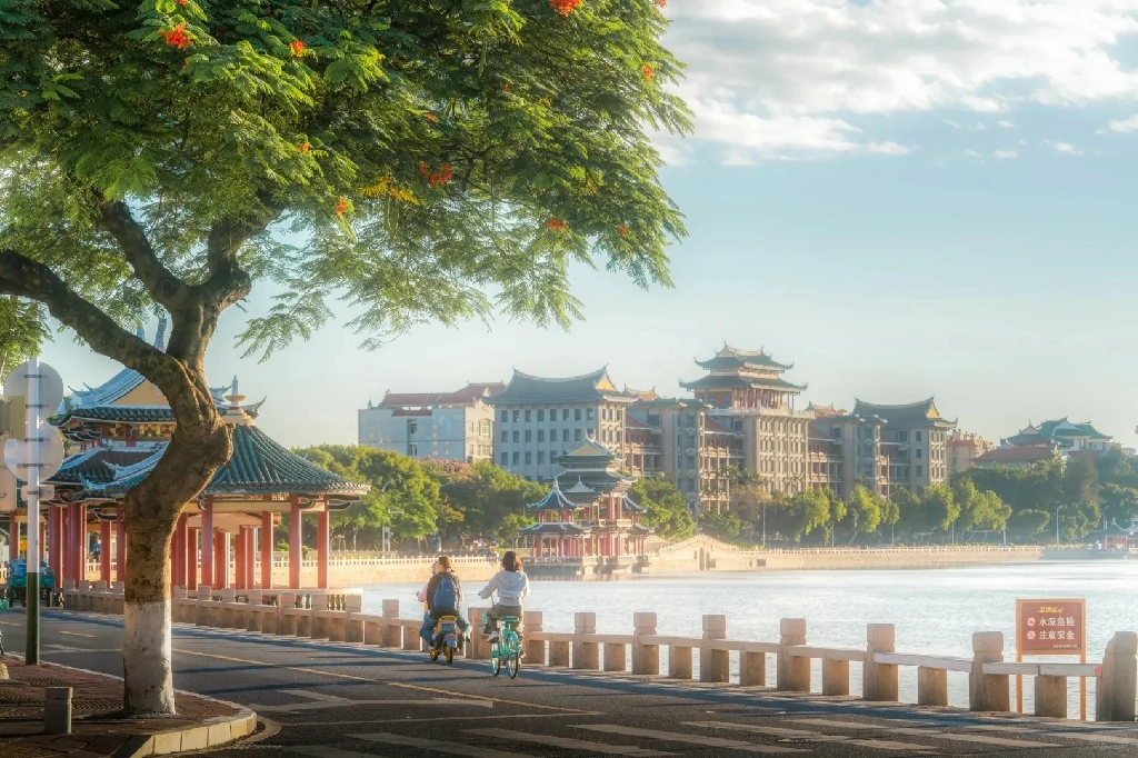 廈門海岸夕景